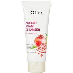 Очищающая пенка для умывания с гранатовым йогуртом Fruits Yogurt Foam Cleanser Pomegranate OTTIE M237408 фото