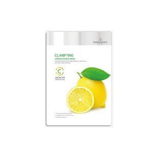 Тканевая маска для лица c экстрактом лимона BeauuGreen Clarifying Lemon Essence Mask LTN0022 фото