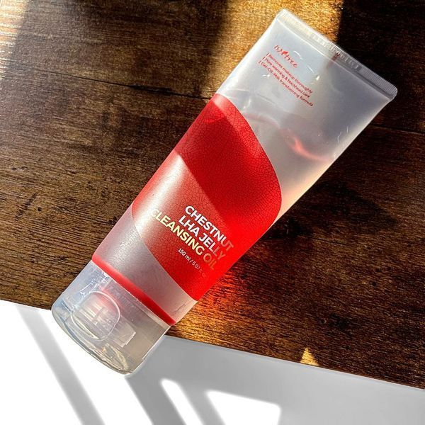 Масло гидрофильное с LHA кислотой Isntree Chestnut LHA Jelly Cleansing Oil M238939 фото