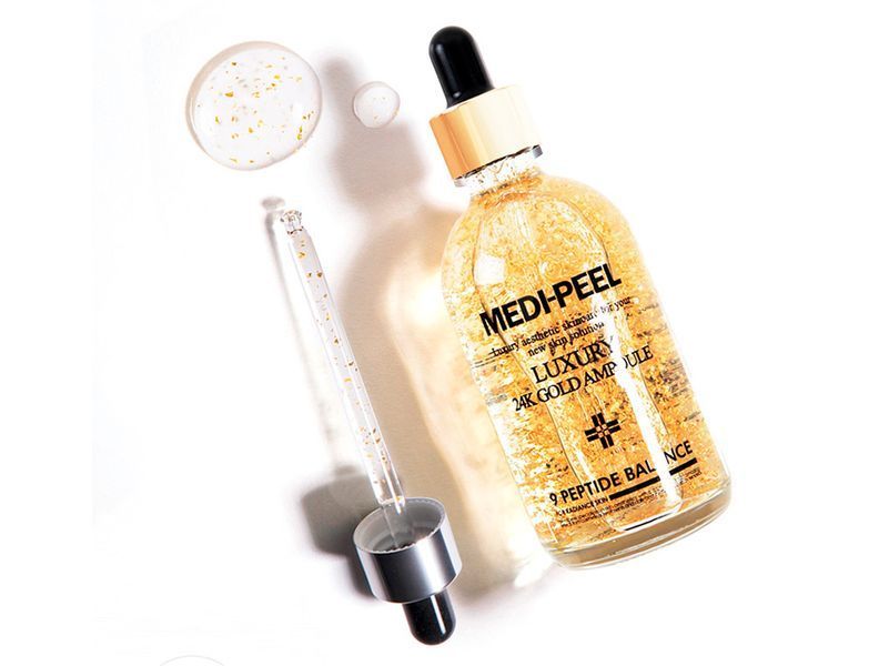 Сироватка для обличчя із золотом для еластичності шкіри Medipeel Luxury 24K Gold Ampoule BC-00001060 фото